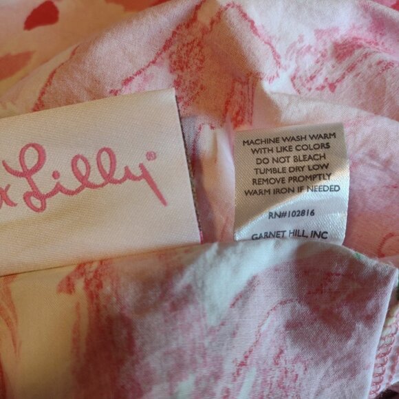 Lilly Pulitzer Garnet Hill TWIN DUVET First Impressions Hotty Roses *SEE - Picture 11 of 12